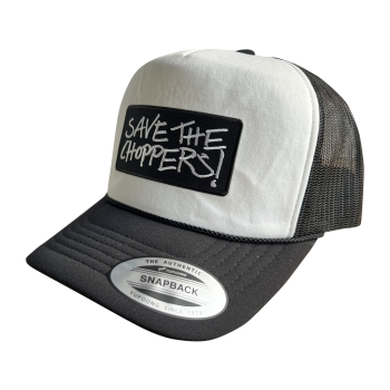 Save The Choppers! – Trucker Hat Statement Black-White
