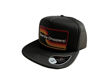 Preview: Save The Choppers! – Trucker Hat Stripes Black