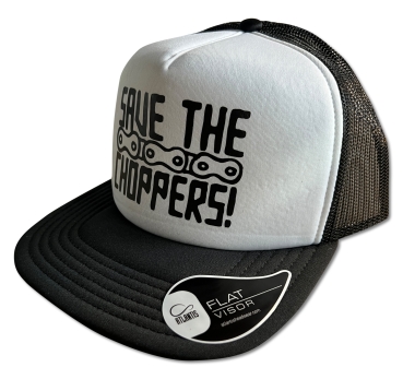 Preview: Save The Choppers! – Trucker Hat Chain Black-White