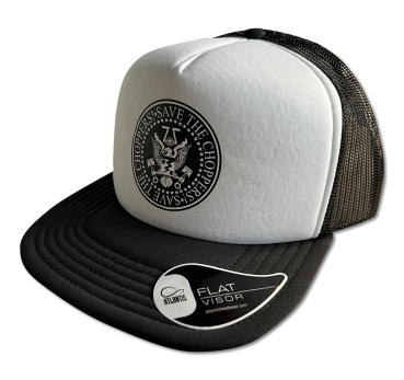 Preview: Save The Choppers! – Trucker Hat Eagle Black-White
