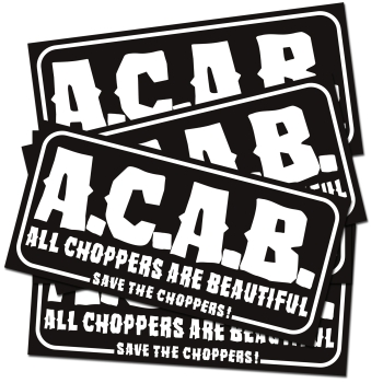Save The Choppers! – Sticker-Set All Choppers Are Beautiful