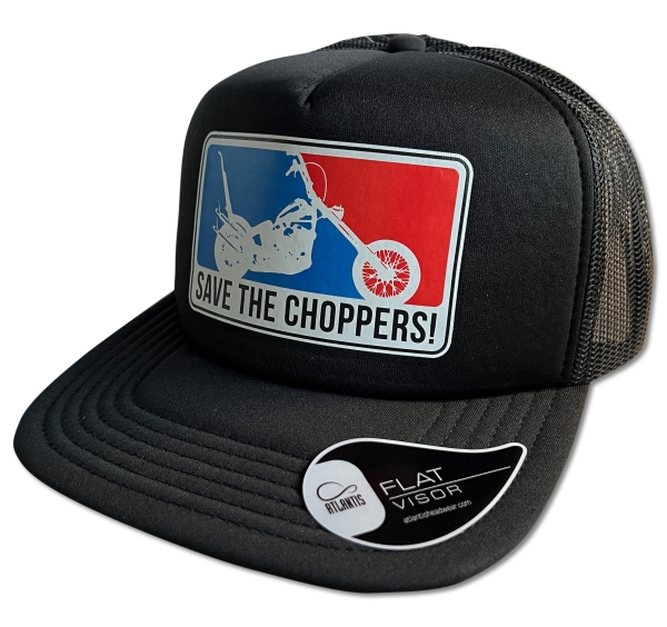 Save The Choppers! – Trucker Hat ML-Logo Black