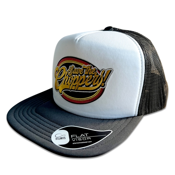 Save The Choppers! – Trucker Hat High School Black-White