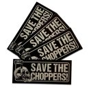 Save The Choppers! – Sticker-Set Skull